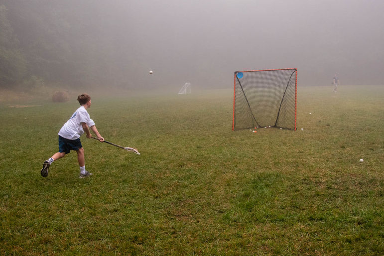 Foggy but beautiful morning at lacrosse today