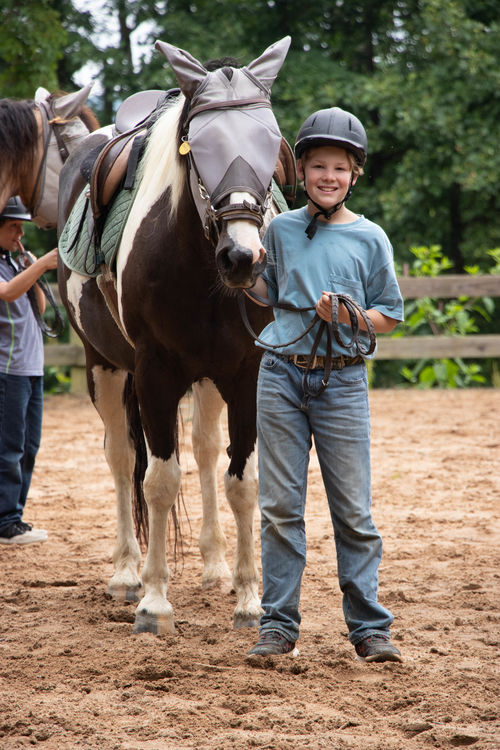 Will during his morning ride in the ring!