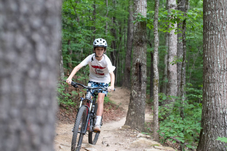 One of our mountain bike trips at Dupont today