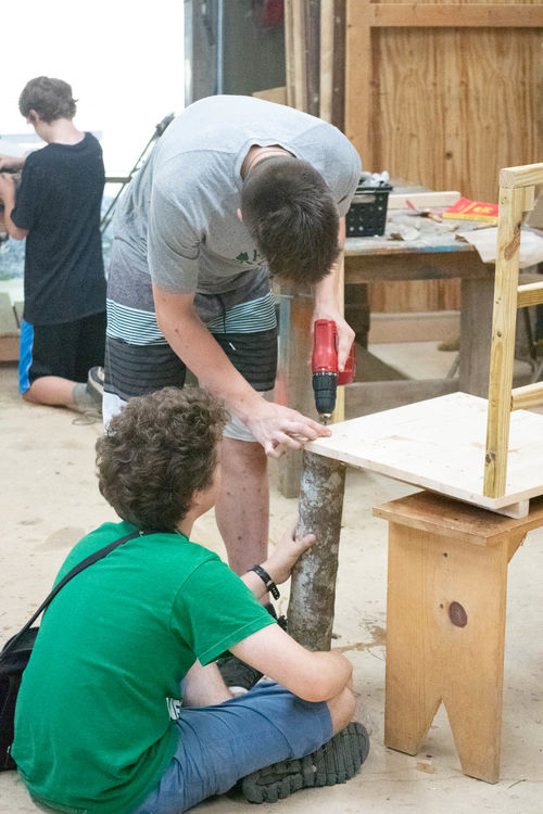 Building a chair in woodworking