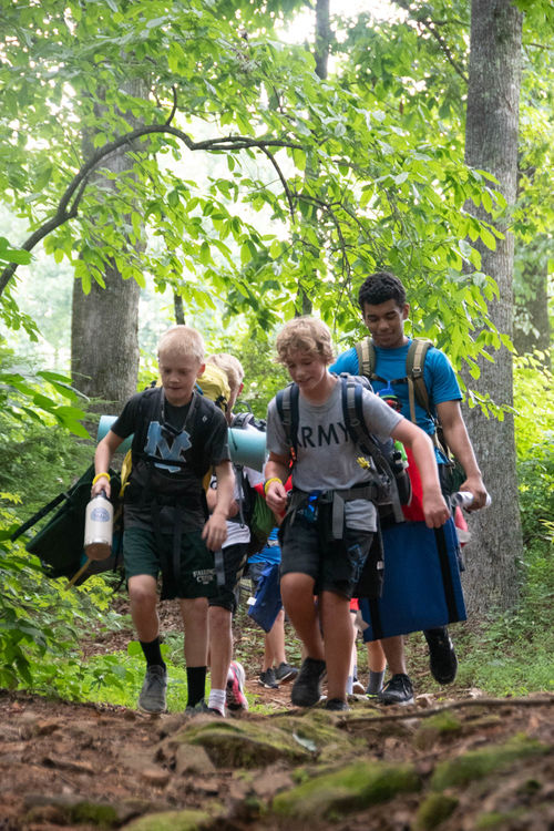 Hiking is fun when the scenery is pretty and the company is this good!