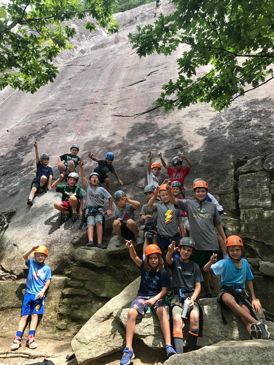 Rock on! These boys took a trip to climb Gilbert’s Rock today!
