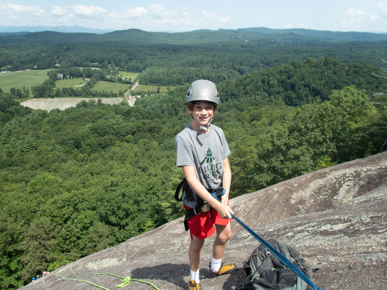 Rock on! One of our trips to climb Gilbert’s Rock today