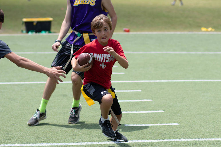 Flag Football had some tight competition today in their tournament!