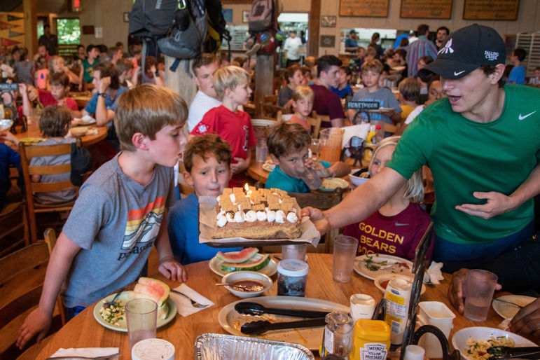 BIrthdays at camp are so much fun!
