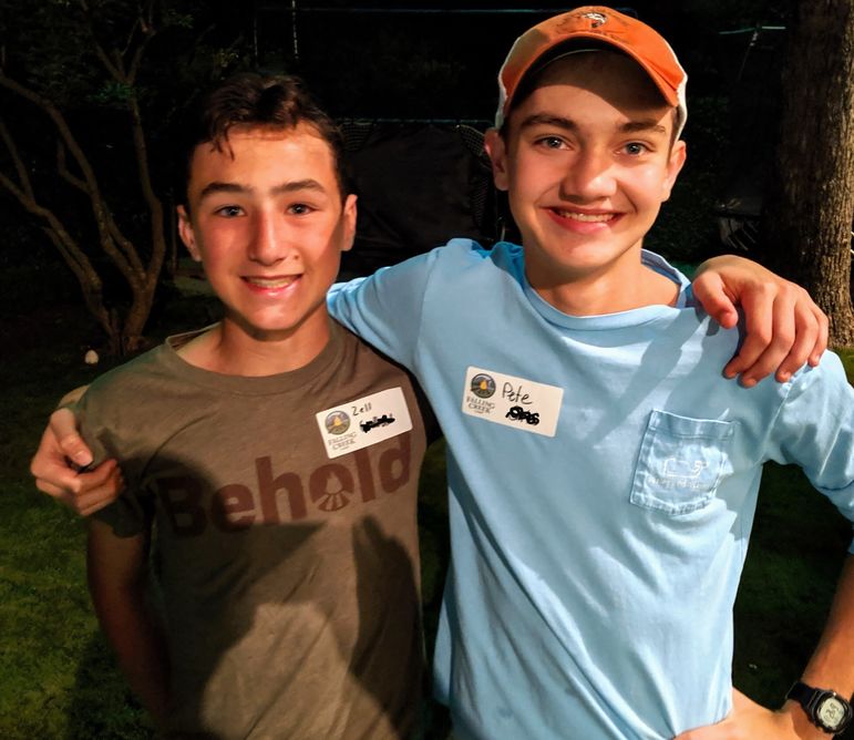 Zell and Pete, who are long time FCC campers, each have worked very hard and attained Warrior level in 3 activities at camp. Warrior is the highest level one can attain, and earning 3 has qualified them as Journeymen.