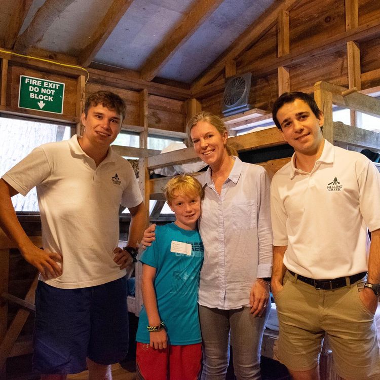 Meeting counselors and getting settled in to the cabin
