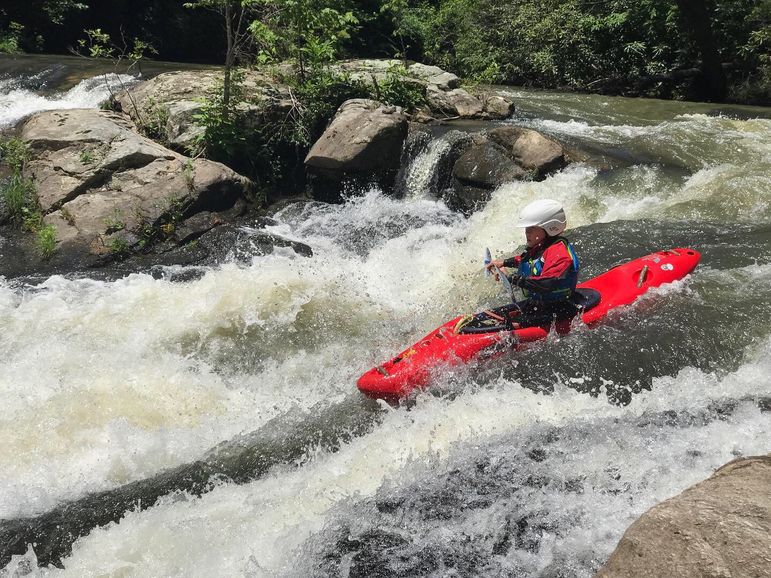 Running Bayless Boof on the Upper Green