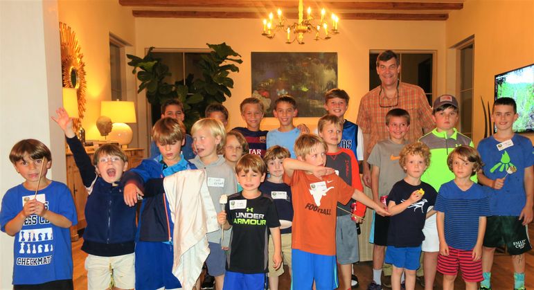 There was a large group of young boys who came tonight to learn more about Falling Creek Camp.