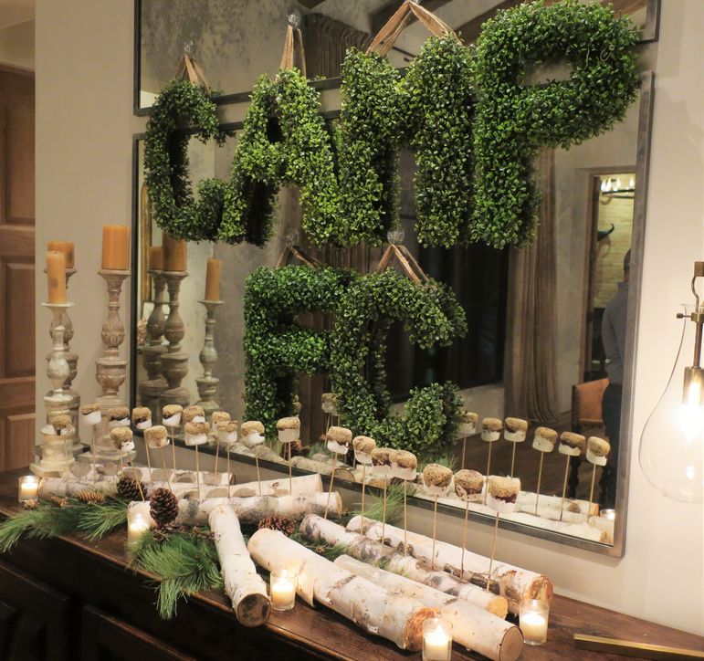 Hats off to Amy for her creative arrangement and tasty ’smores on a stick that everyone loved.