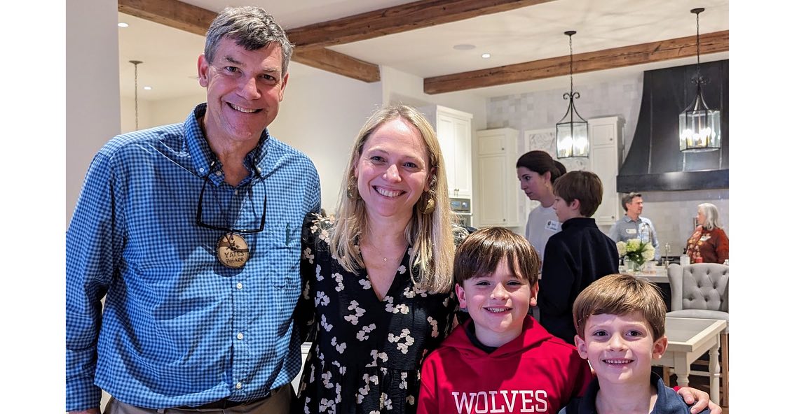 Britta D’Anna brought her two boys tonight to reconnect with camp friends. Her older son is returning to June Camp and her younger son will be joining him in 2024.