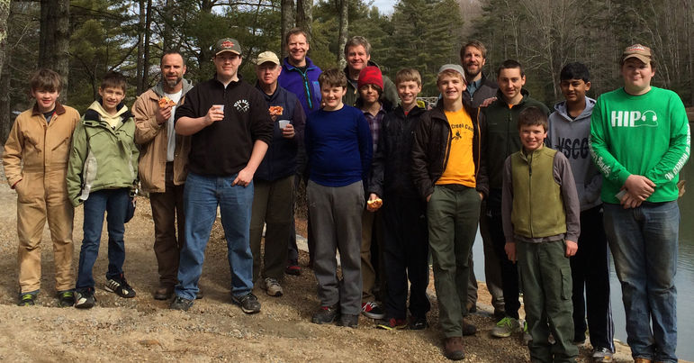 Boy Scout Troop 8 - Asheville, NC at Falling Creek Camp on February 8, 2014