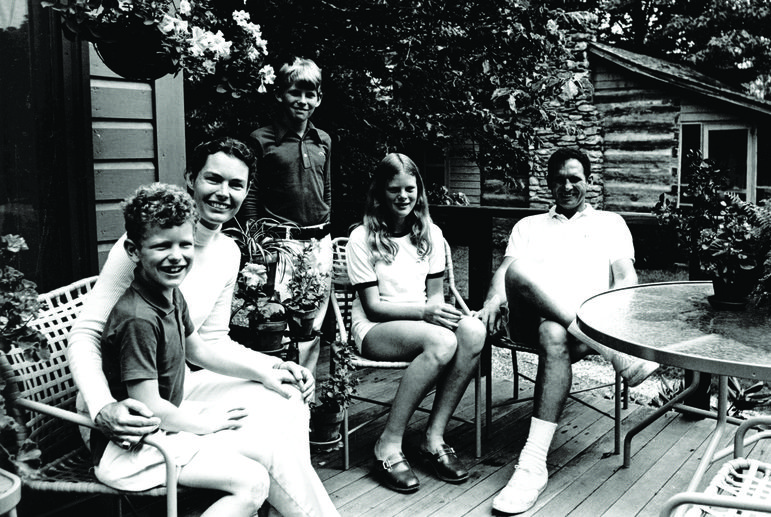 Stuart, Libby, Jimboy, Katie, and JimDaddy Miller of Camp Greystone.