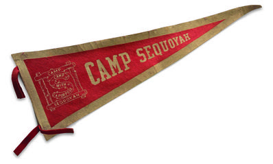 Camp Sequoyah banner. It was a historic North Carolina Summer Camp