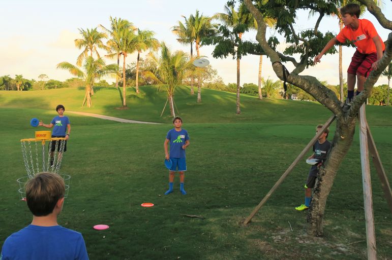 Disc golf was definately a big hit this past summer at camp. Many of the boys have the desire to play. In fact, the boys played