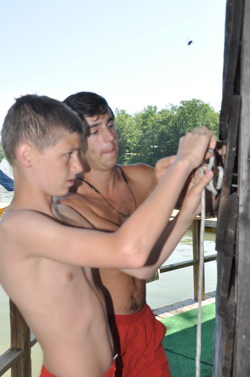 Mickey served as the head of the sailing program for two summers