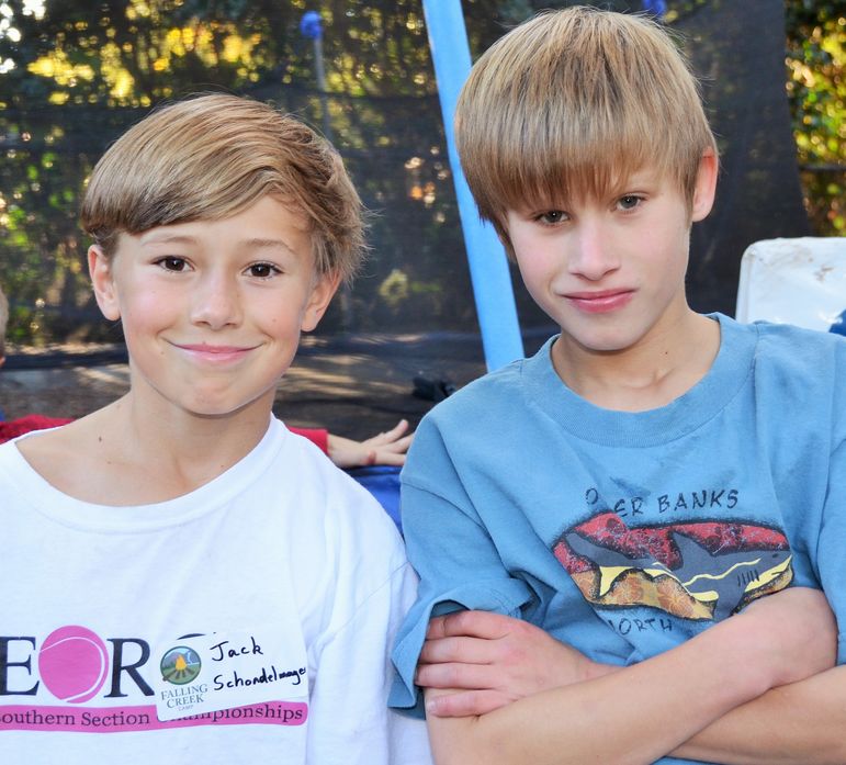 Jack and Max, FCC veteran campers, helped Yates answer questions from the families who attended. They are excited to be going back to camp this coming summer.