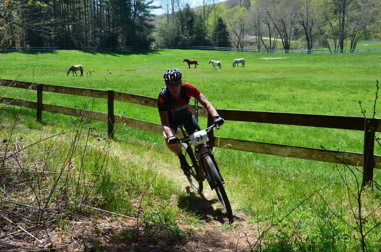 At the bottom of the Ridgeline Trail, riders passed the Green River Pasture and the Falling Creek Camp Horses