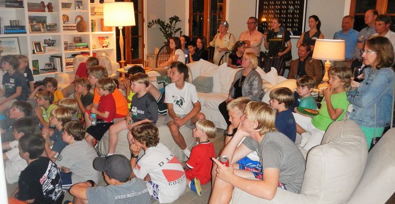 It was a full house tonight and they all enjoyed watching the new camp movie.