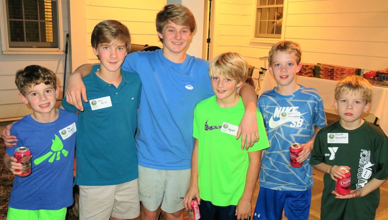 The three Gettys boys have enjoyed being Falling Creek Campers for years and they were wonderful hosts with their camp buddies and the boys who were learning about FCC for the first time tonight.