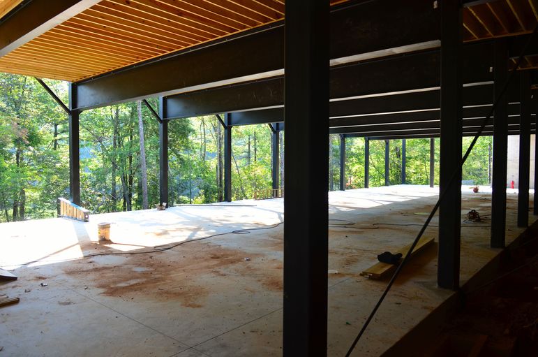 The lower level will house a new ‘indoor field’ complete with walls and artificial grass