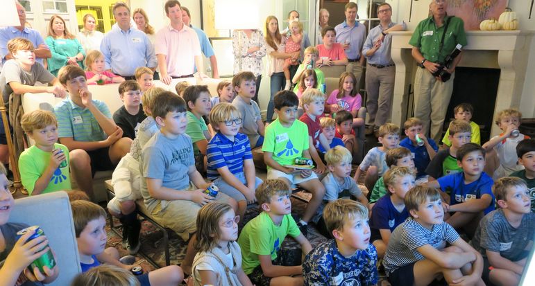 Watching the Camp Movie in the Mandell Family home