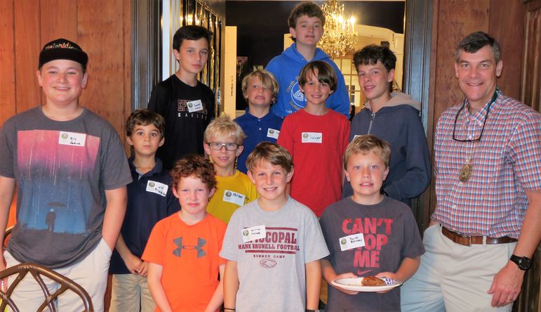 The crew in Jacksonville at the Rachels family home