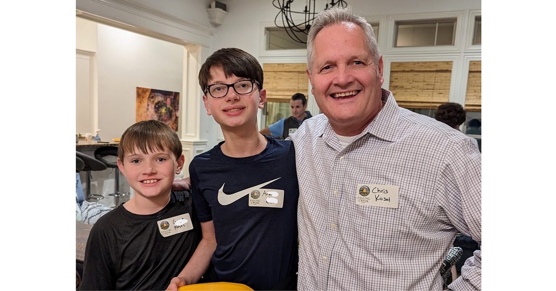 Chris Kosel (below) and his sons are returning for their 3rd Father/Son Weekend in May, and the boys are also returning to Main Camp.