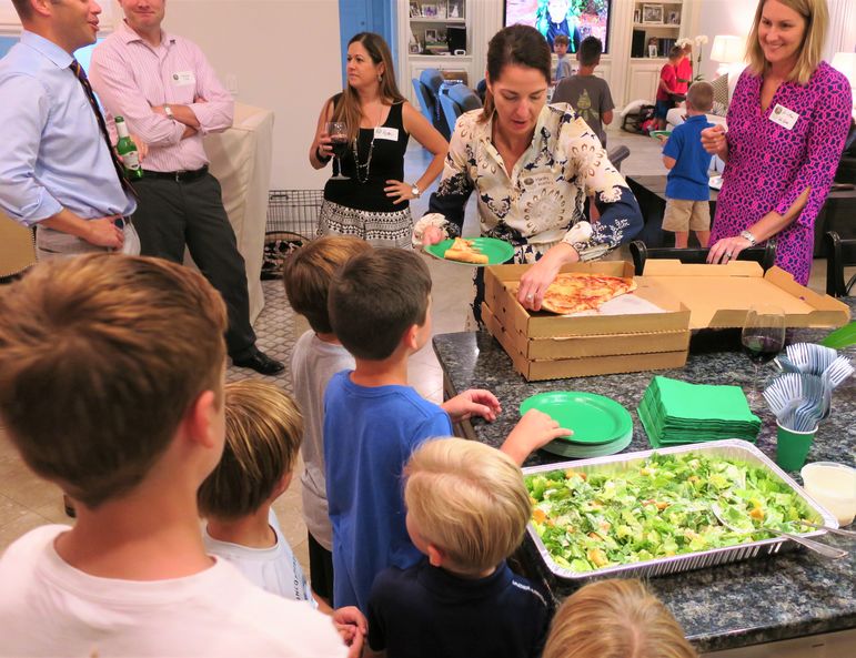 Pizza and Salad are always a hit!