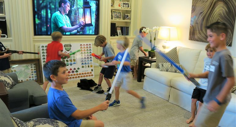 Who wouldn’t like to have a lightsaber duel.