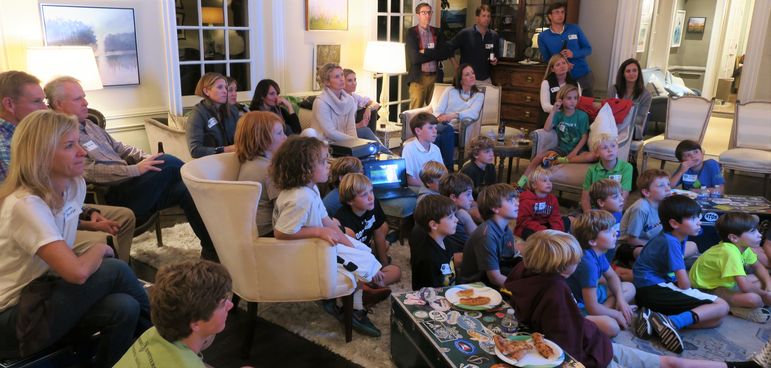 Everyone enjoys watching the updated Falling Creek Camp movie.