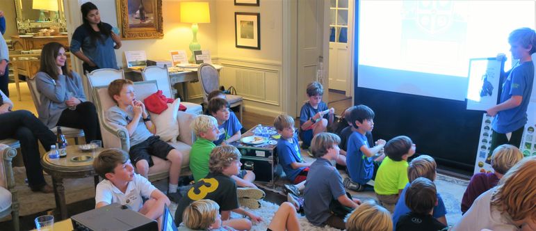 Beau Hurst shared his passion about Birds of Prey and how he enjoyed learning about them from Steve Longenecker.