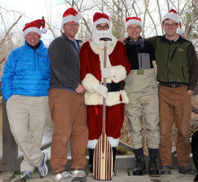 Santa took a short break to say hello to the Falling Creek Camp Elves who all were told they are on the ‘Nice’ List