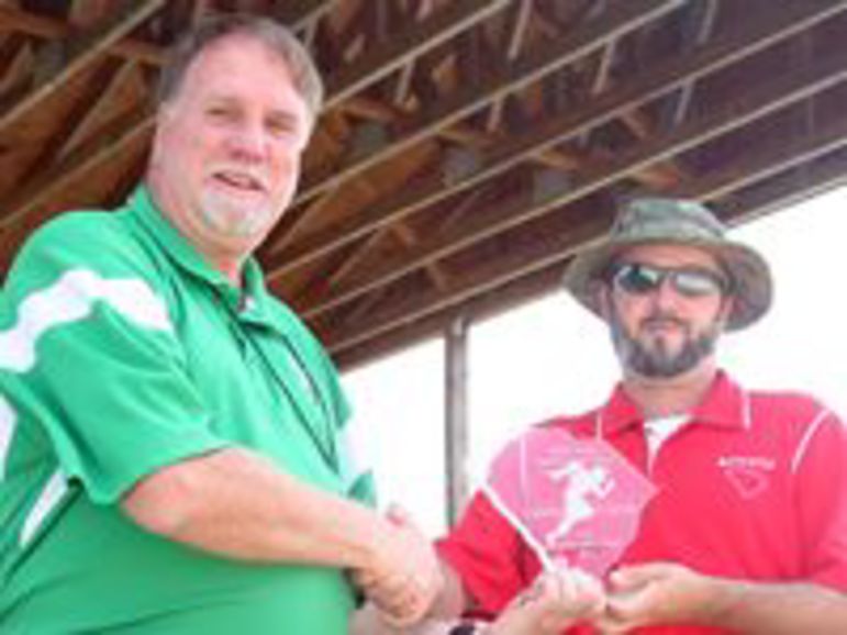 Skeet Keyes being inducted into the South Carolina Coaches Hall of Fame
