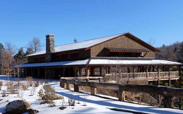 Ice storm at falling creek camp